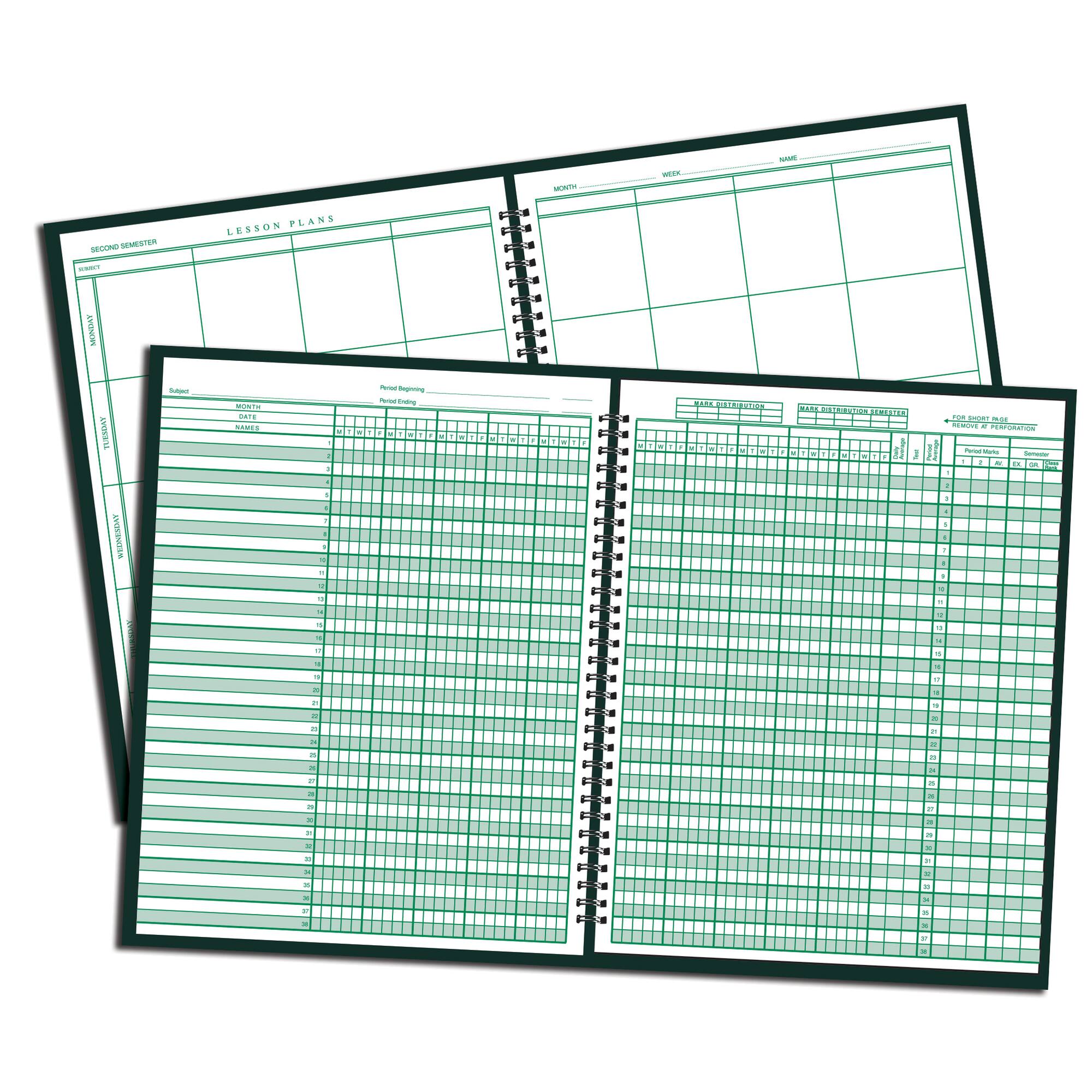 WARD® Combination Class Record and Lesson Plan Book